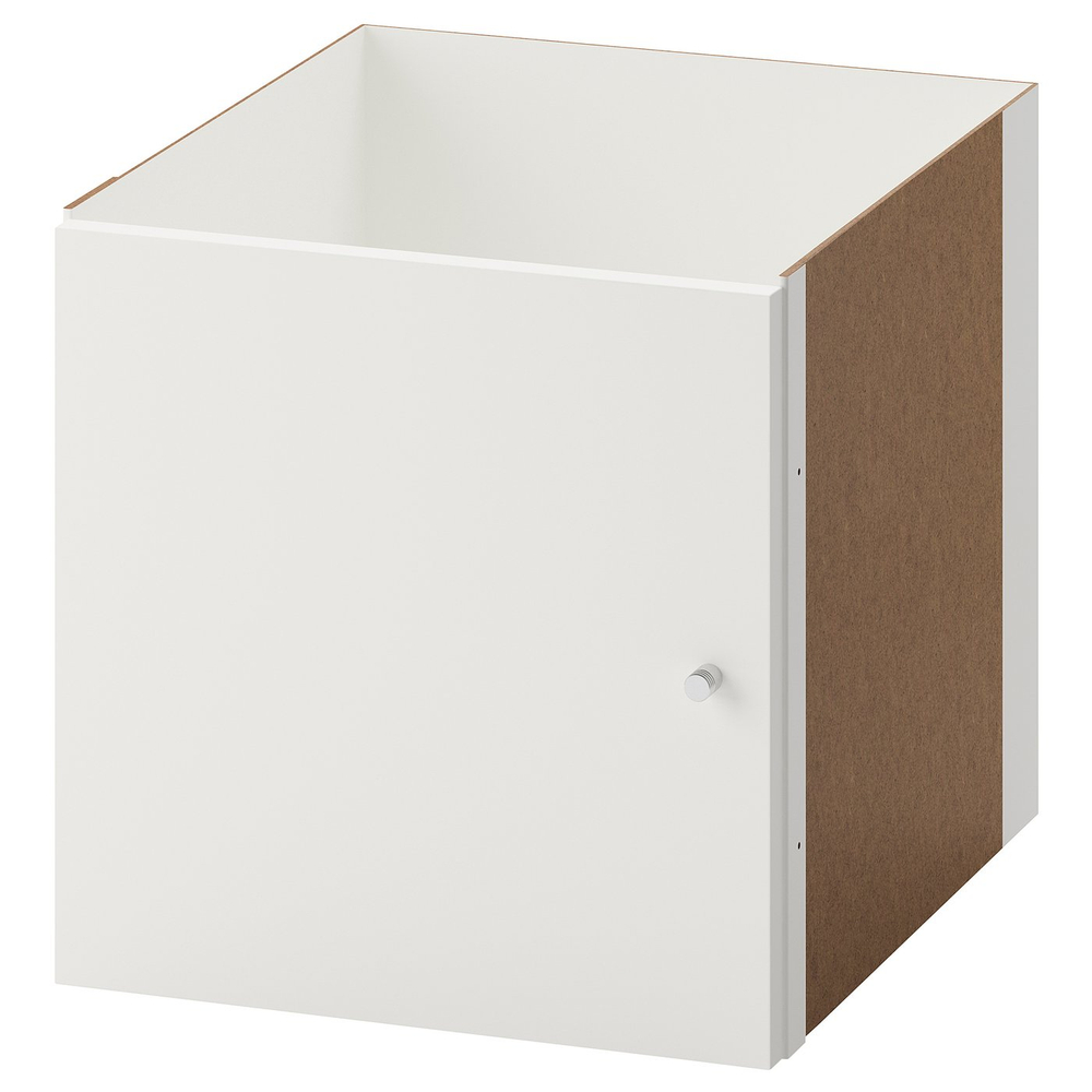 IKEA KALLAX  (ИКЕА КАЛЛАКС)  -  Вставка с дверцей - белая 33x33 см
