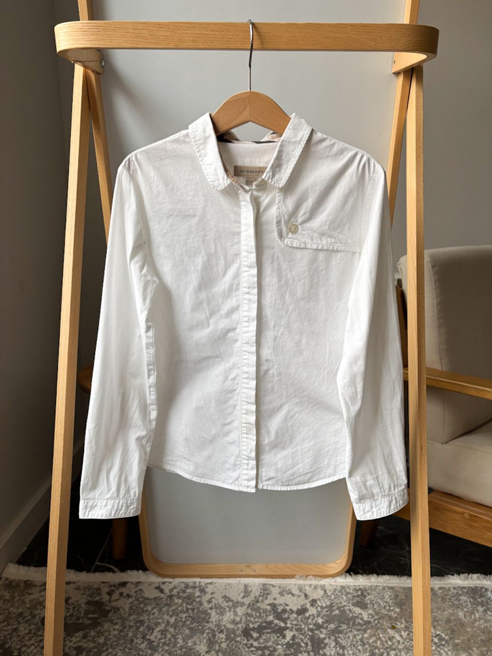 Хлопковая рубашка Burberry, 128