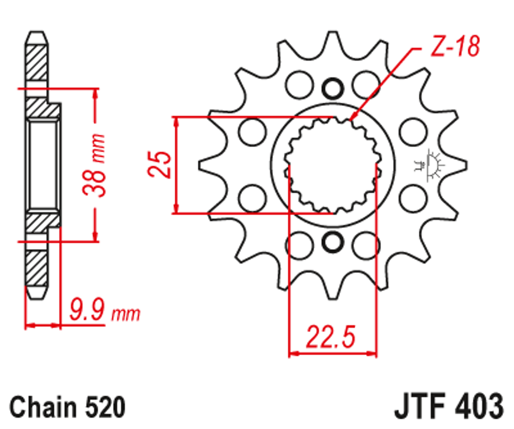 Звезда JTF403.13