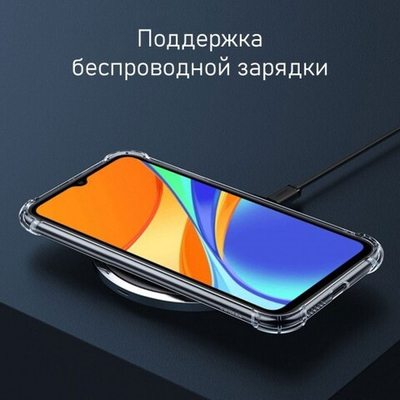 Чехол для Xiaomi Redmi 9C, противоударный, 1,5 мм, 012114 прозрачный CM