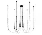 08060-6A,19 Люстра Бофорт черный d150 h150 Led 100W (4000K). ТМ Kink Light