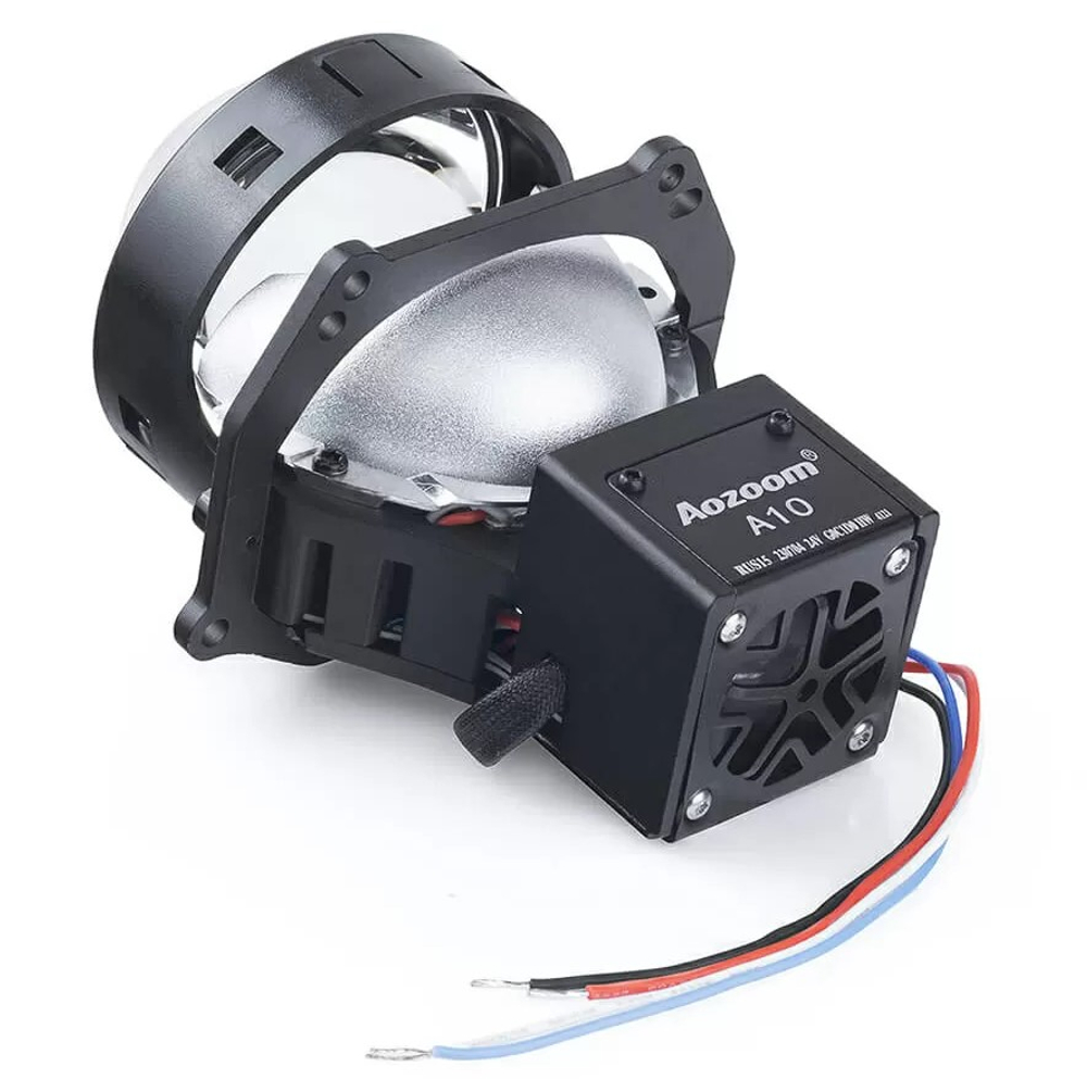 Билед модули Aozoom A10 24 вольта, 3.0 дюйма, 2 чипа, 5500К, 24V, 58W/66W, крепление 3R (комплект, 2шт)