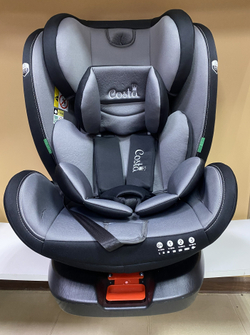 Автокресло XZ-16 Isofix группа 0+1+2+3+ ,вес от 0 до 36 кг (с рождения и до 12 лет) , цвет серо-черный.