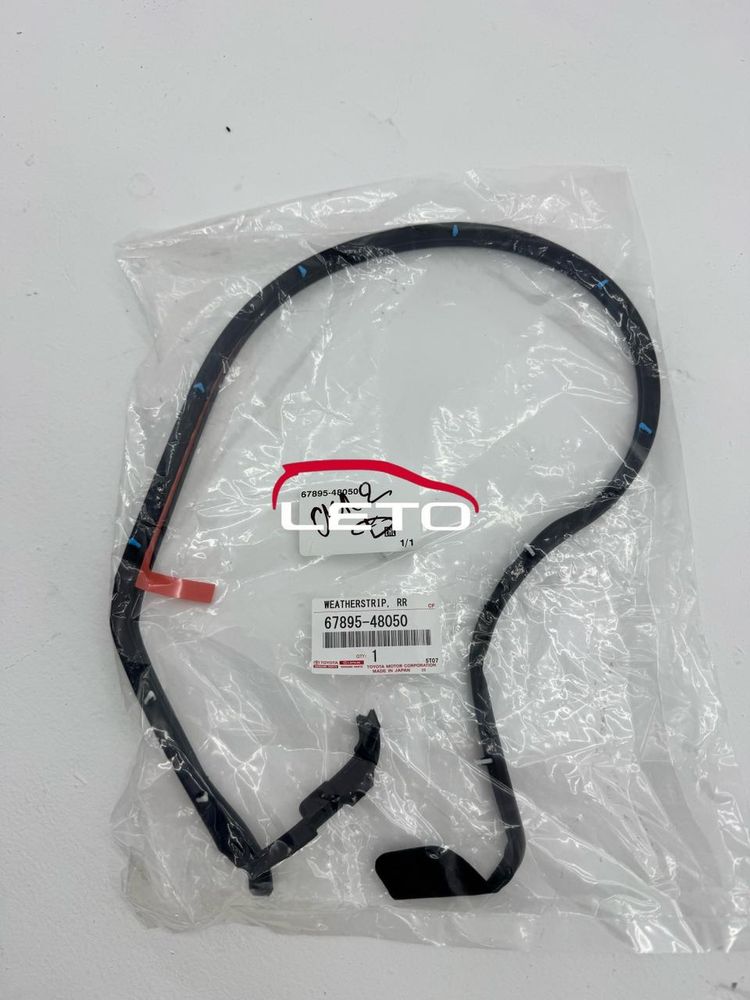WEATHERSTRIP, RR DOOR, NO.3 RH 67895-48050 WEATHERSTRIP, RR DOOR, NO.3 RH 67895-48050