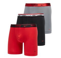 Боксерки теннисные Nike Everyday Cotton Stretch Brief 3P - black/red/grey
