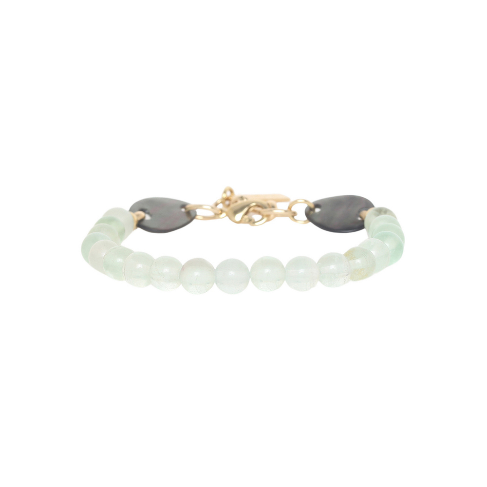 Браслет Nature Bijoux, Fluorite, с перламутром и флюоритом, NB26.1-13-44472 (мятный)