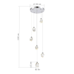 Светильник подвесной CASCATO LED 18W 3000K