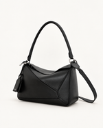 Сумка LOEWE Featherlight Puzzle Medium, чёрный цвет