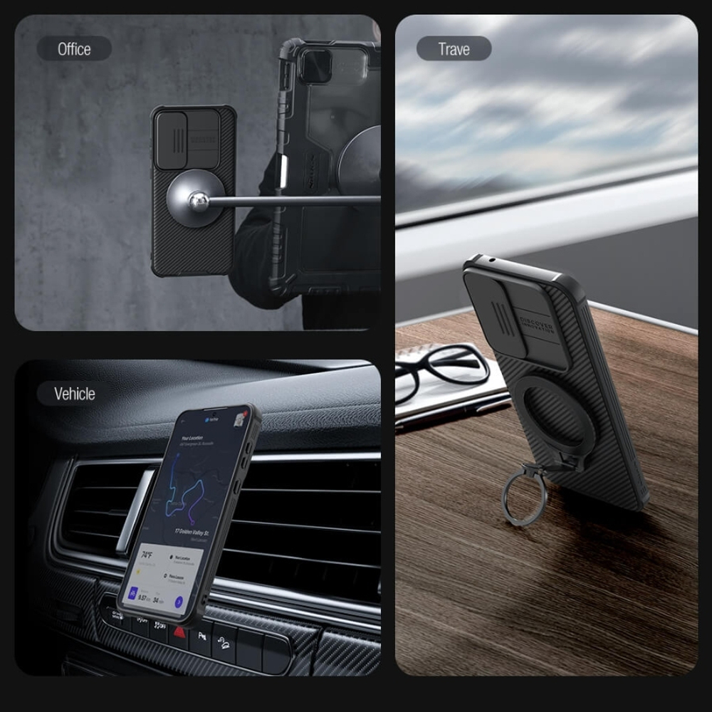 Чехол Magnetic Case Nillkin CamShield Pro с защитой камеры для Samsung Galaxy A55
