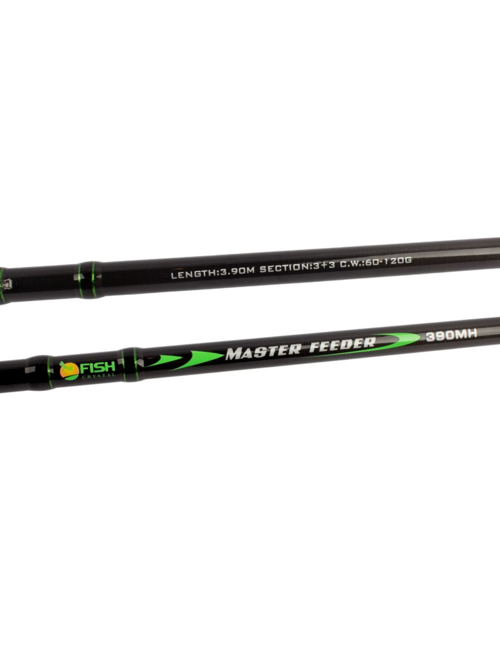 Удилище фидерное "MASTER FEEDER" FISH CRYSTAL , тест 60-120 г, 3,90 м, 3+3 tips