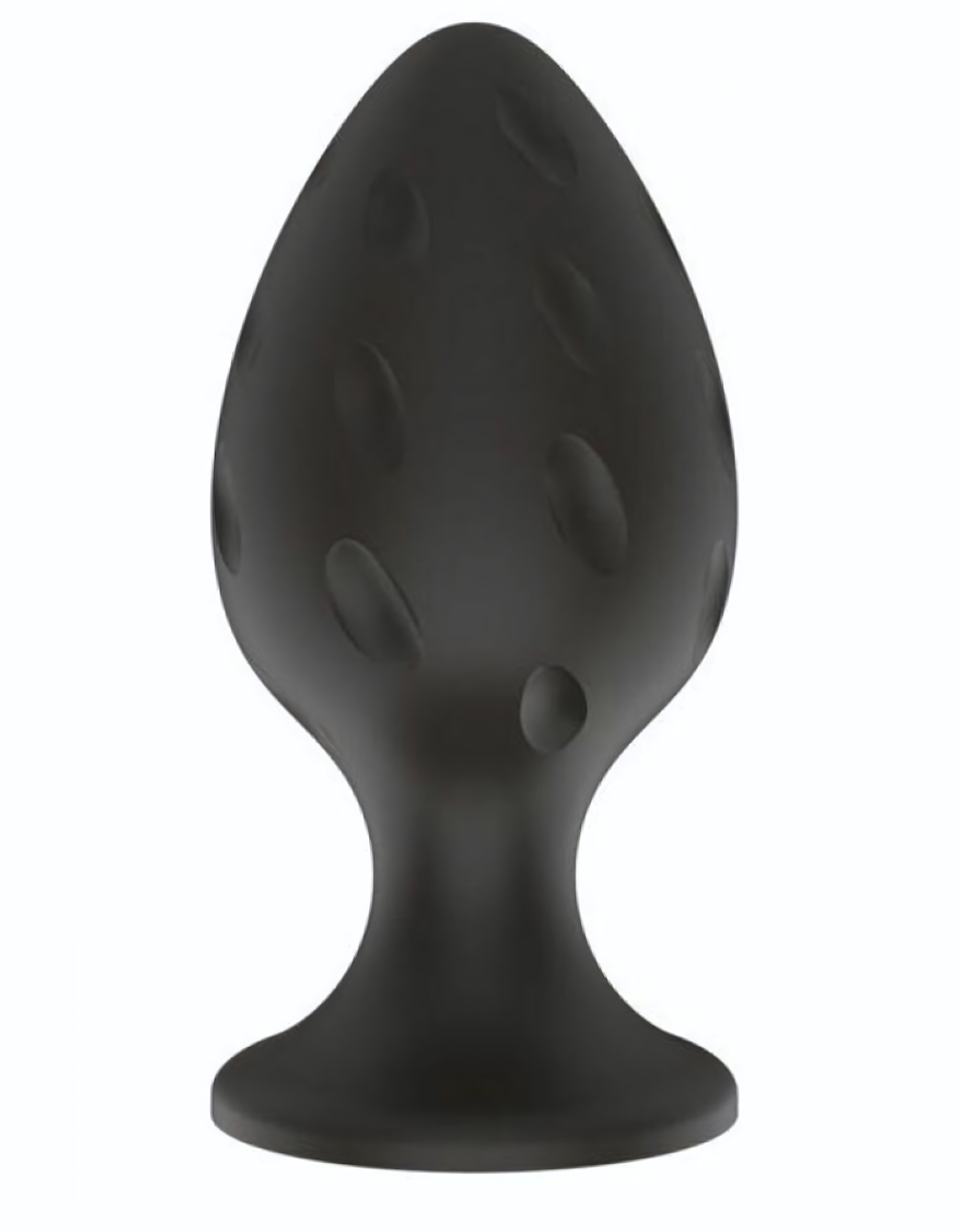 Силиконовая анальная пробка черная S (5.8*2.8cm) 3304-01