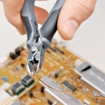 Кусачки боковые для электроники антистатические 115 мм Knipex 77 12 115 ESD