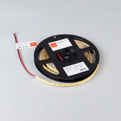 Лента COB-X576-10mm 24V Day4000 (15 W/m, IP20, 5m) (Arlight, высок.эфф.150 лм/Вт)