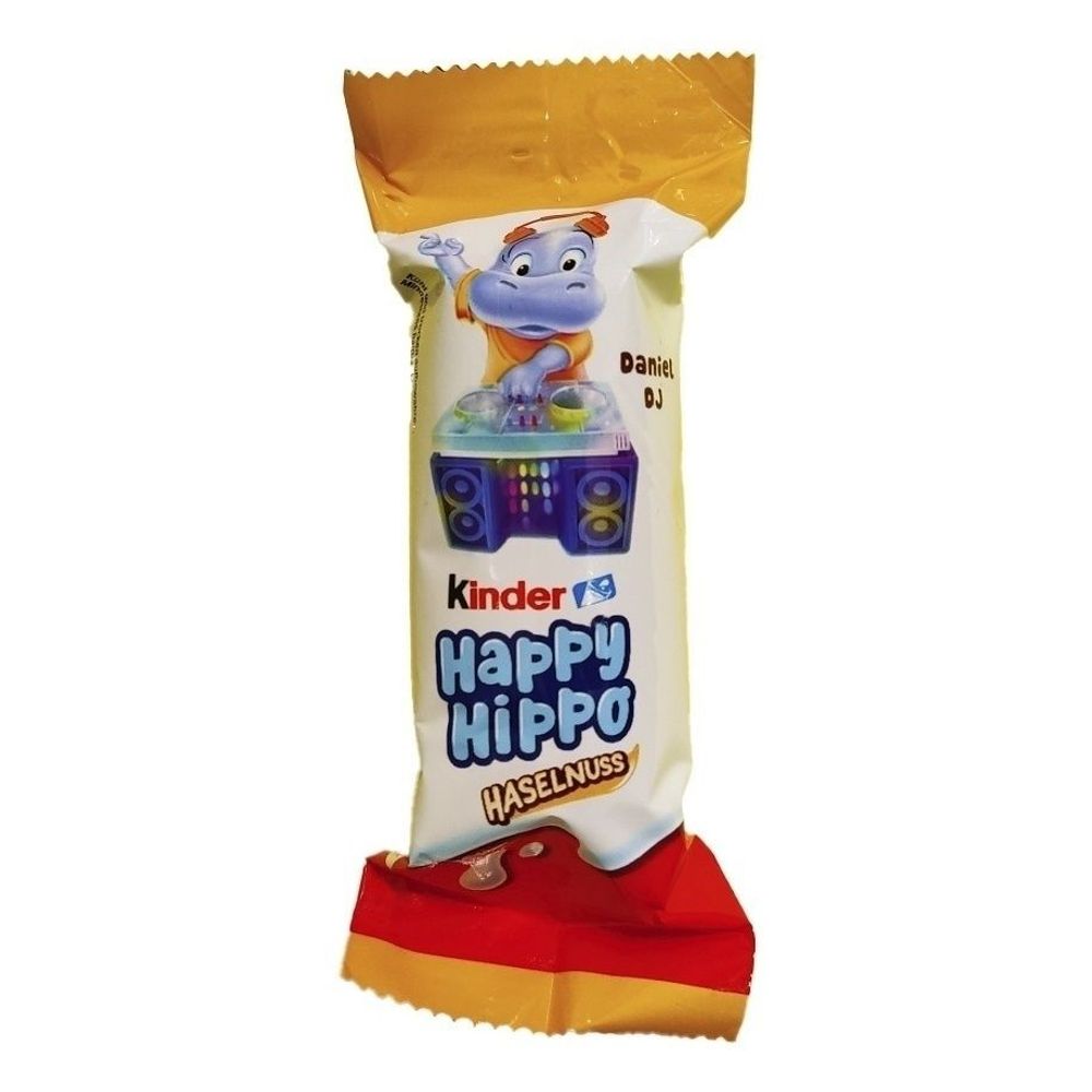 Kinder батончик Happy Hippo 20,7гр Mini Haselnuss Хеппи Хиппо Фундук