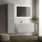 Тумба подвесная под раковину Sancos Snob R левая, Bianco 995х445х500, арт. SNR100LW