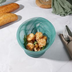 Салатник 600 мл d 15 см h11 см Green Sky косой конус матовое стекло P.L. Proff Cuisine [4]