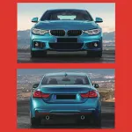 Обвес переделка для BMW 4 серии F32 F33 2013-2019 в M4 F82 F83 2014 - 2020 БМВ