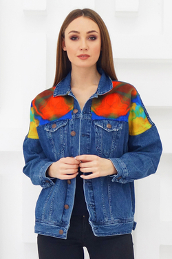 LIGVIANNI Джинсовая куртка Denim Jacket Husky
