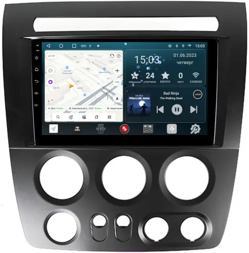 Магнитола для Hummer H3 - Redpower 501 Android 10, Быстрая, CarPlay, SIM-слот