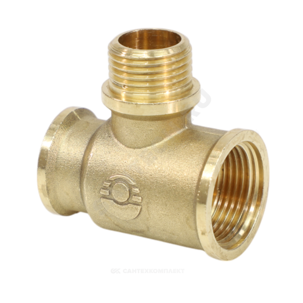 Тройник латунь переходной Ду 20 (3/4") ВР/НР/ВР VALFEX VF.132.L.034