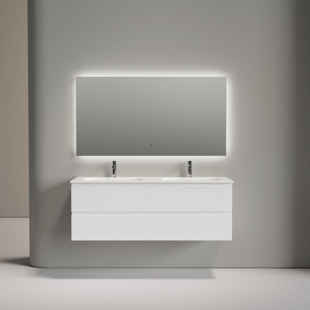 Тумба подвесная Sancos Folk c двумя ящиками 690х445х500, Bianco, FL70W, арт. FL70W