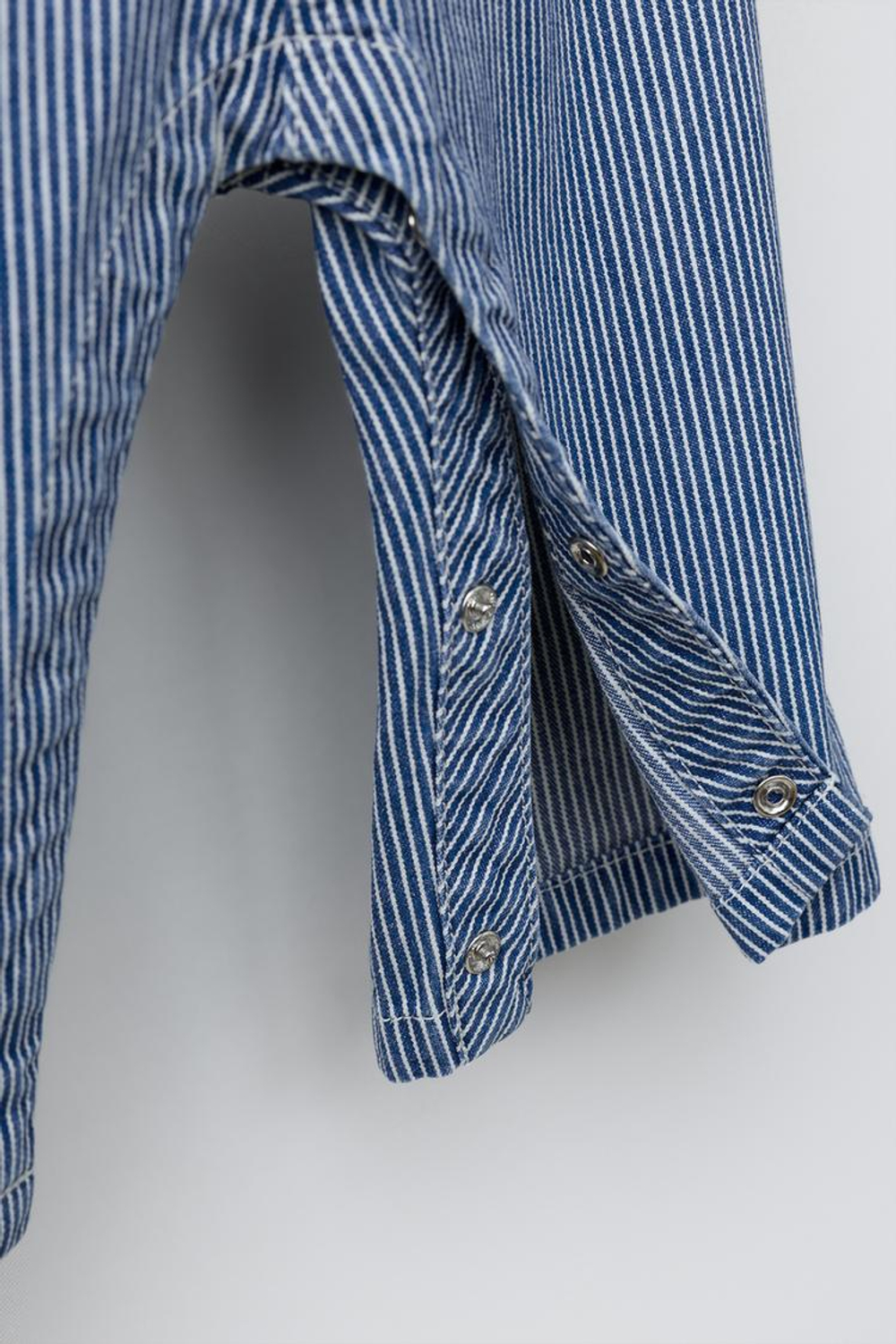 ZARA - FRUIT OF THE LOOM™ КОМБИНЕЗОН В ПОЛОСКУ, СИНИЙ