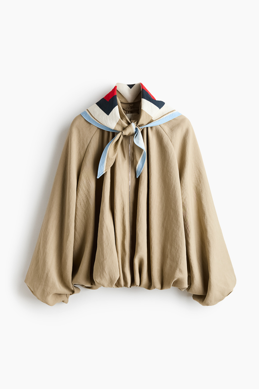 Куртка со съёмным шарфом — воротник-лента - H&M