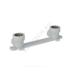 Планка монтажная PP-R белая Дн 25х3/4" ВР под смеситель с водорозетками PRO VALFEX 10124325-PRO