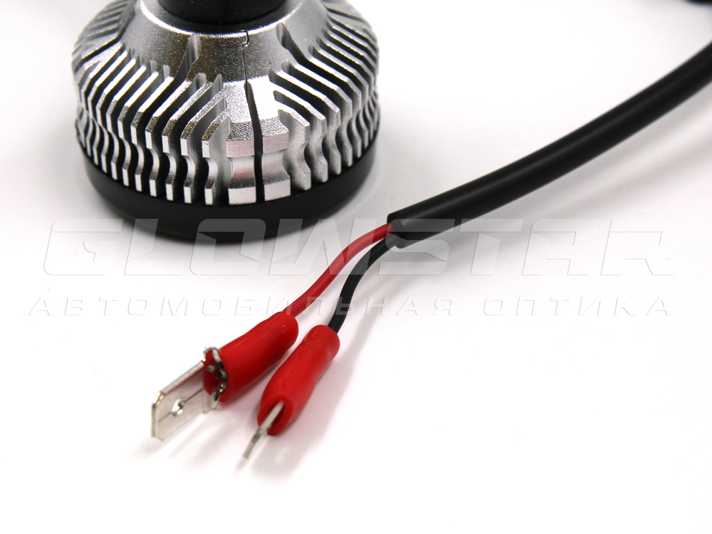 Светодиодные лампы Aozoom P8/H1 с радиатором 12V 20W 2950Lm (комплект, 2шт)