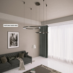 Подвесная светодиодная люстра Crystal Lux FORTUNA SP123W LED BLACK