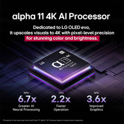 OLED телевизор LG OLED evo AI G5 OLED55G51LW