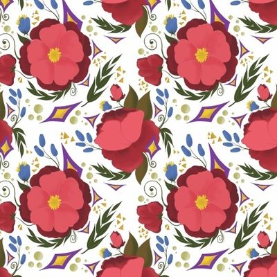 Red flowers