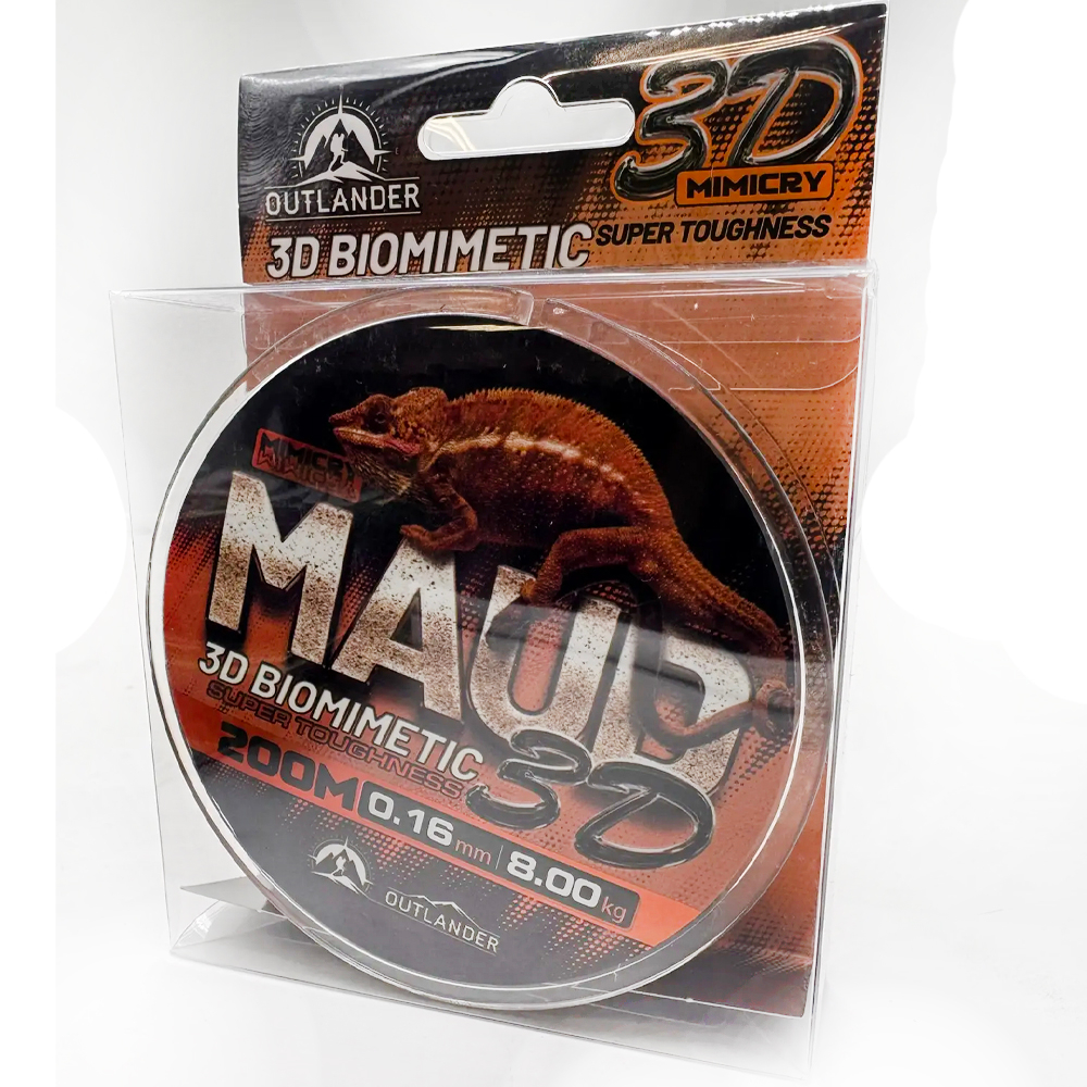 Леска MAUD 3D - 0,25 - 200м