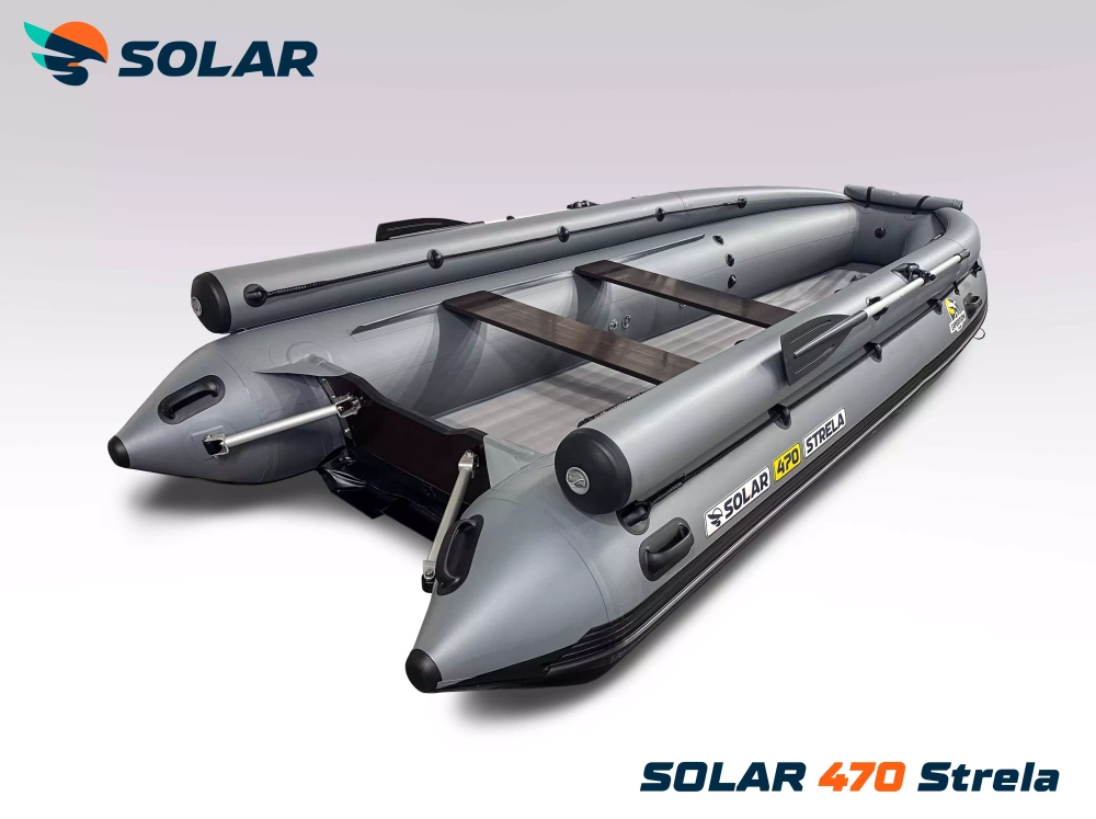 Лодка надувная моторная solar-470 strela jet tunnel (expedition)
