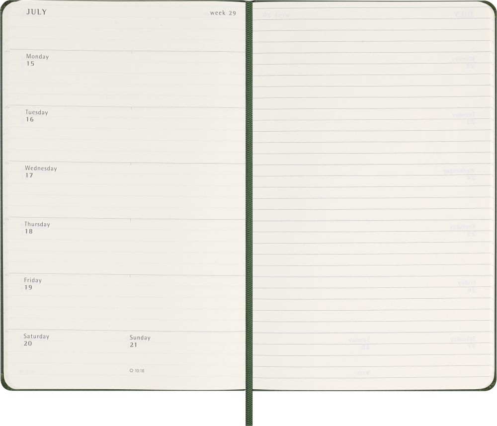 Еженедельник Moleskine WKNT Large (DHK1512WN3Y24) 2