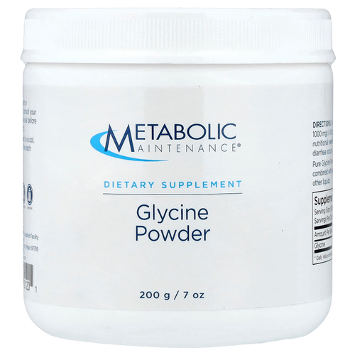 Metabolic Maintenance, глицин в порошке, 200 г (7 унций)