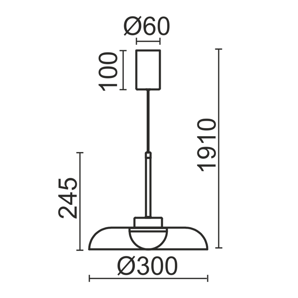 Подвесной светильник Freya FR5602PL-L5BR1