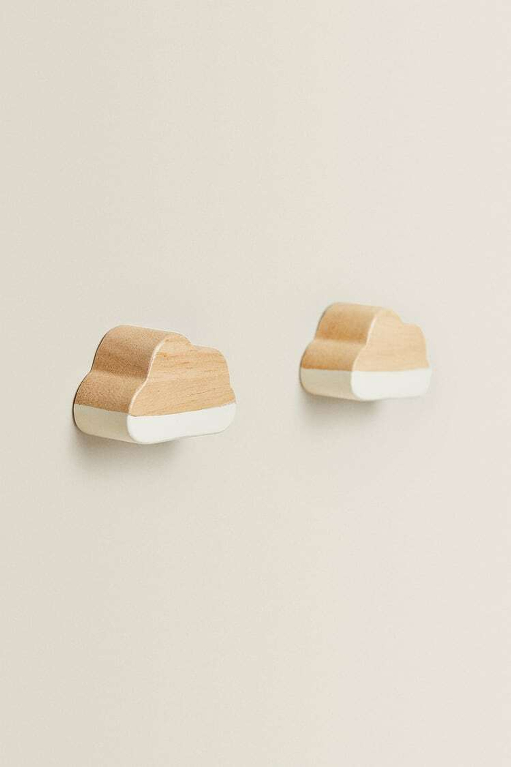 ZARA HOME МЕБЕЛЬНАЯ РУЧКА В ФОРМЕ «ОБЛАКА» (НАБОР ИЗ 2 ШТ.) КРЕМОВЫЙ
