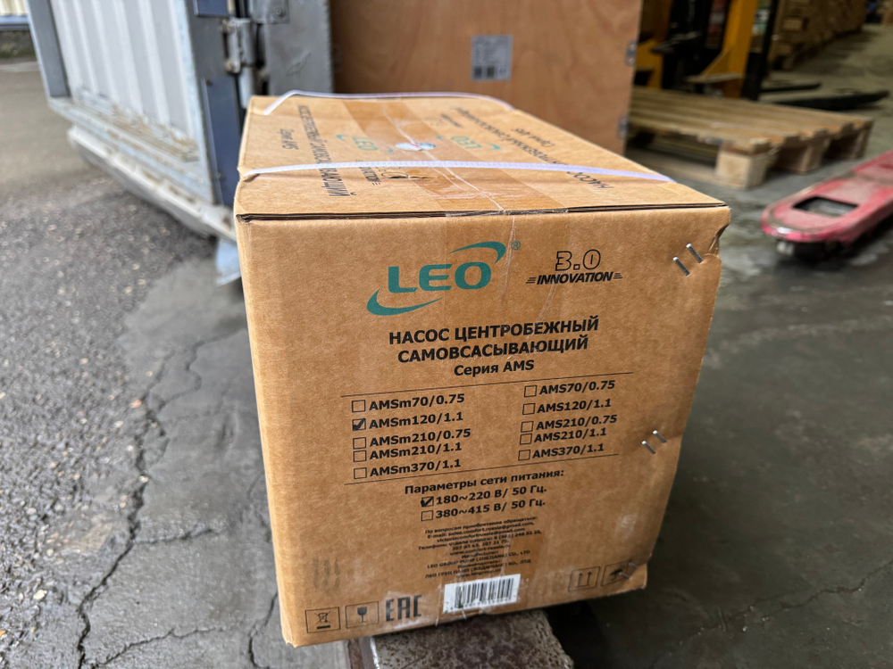 Одноступенчатый насос LEO модель AMSm120/1.1