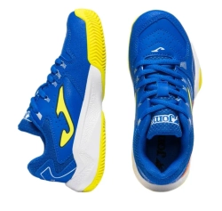 Детские теннисные кроссовки Joma Master 100 Junior 2604 Clay - royal blue