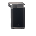 Зажигалка трубочная Colibri Pacific с тампером, черный-оружейная сталь