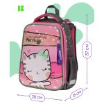 Ранец Berlingo Expert "Cat Hugs" 37*28*16см, 2 отделения, 2 кармана, анатомическая спинка