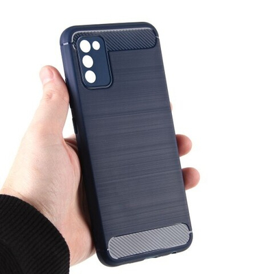 Противоударный чехол для Samsung Galaxy A02s, 009508 Темно-синий