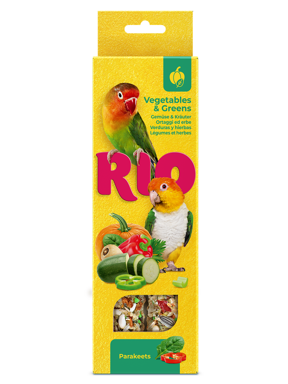 RIO (Рио) Палочки для средних попугаев с овощами и зеленью (2*75 г)