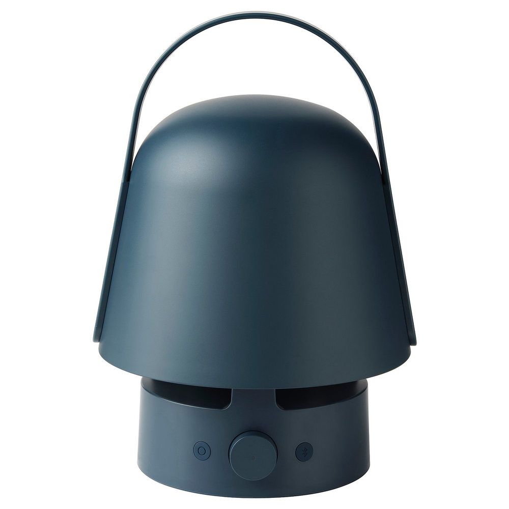 IKEA VAPPEBY  (ИКЕА ВАППЕБЙ)  -  Лампа с bluetooth-динамиком - для улицы/синий