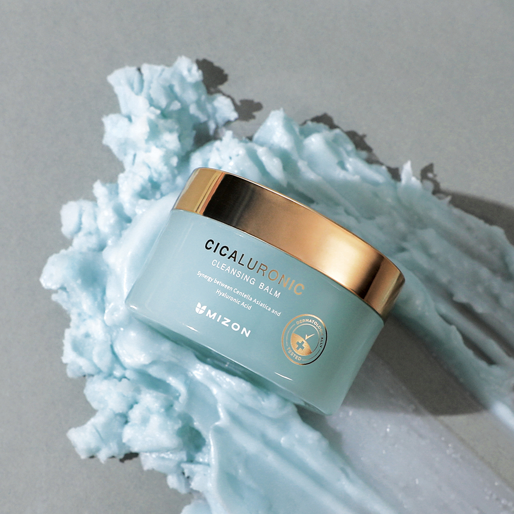 MIZON Очищащий бальзам с центеллой азиатской и гиалуроновой кислотой - CICALURONIC CLEANSING BALM ,80 г