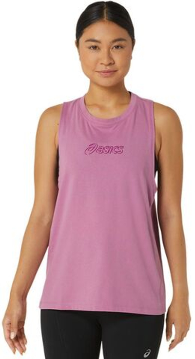 Женский топ теннисный Asics Logo Tank - soft berry