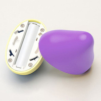 Нежный вибромассажер 5,2см Iroha Mini Fuji-Lemon Vibrator HMM-01