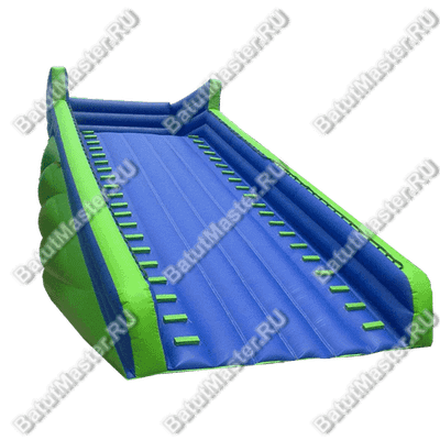 Надувная горка для зорба "Blue ramp"