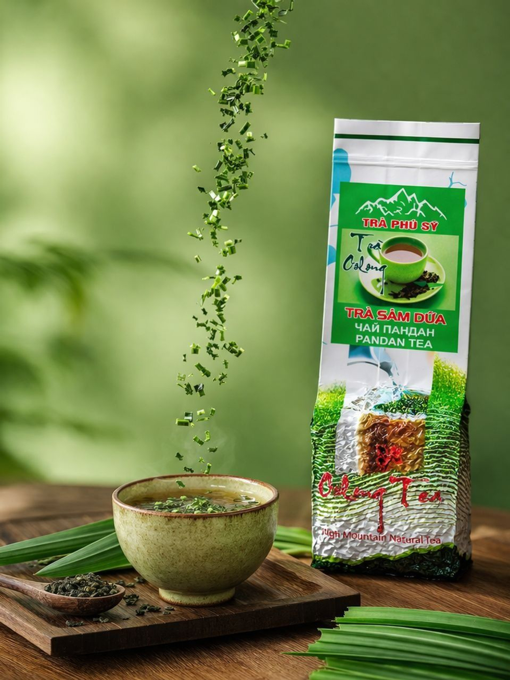 Чай Tra Phu Sy улун (oolong) панданус, 200 г
